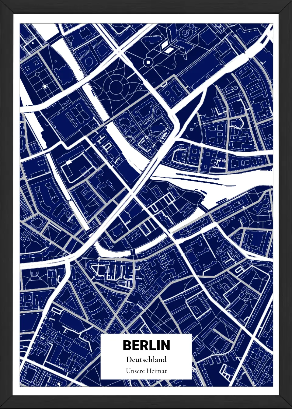 Klassische Stadtkarte