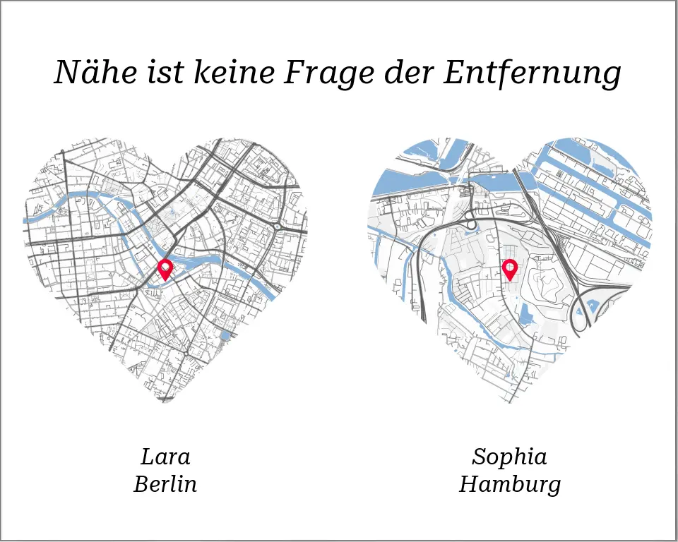 Mehrfach Stadtkarte
