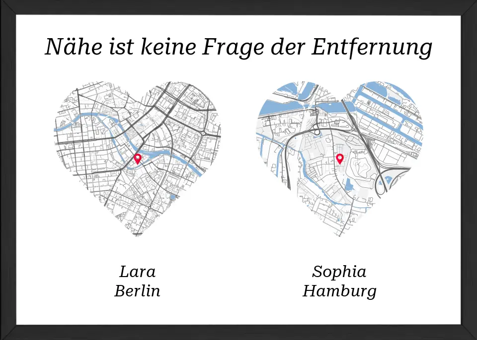 Mehrfach Stadtkarte