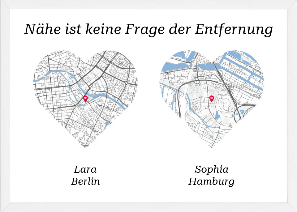 Mehrfach Stadtkarte