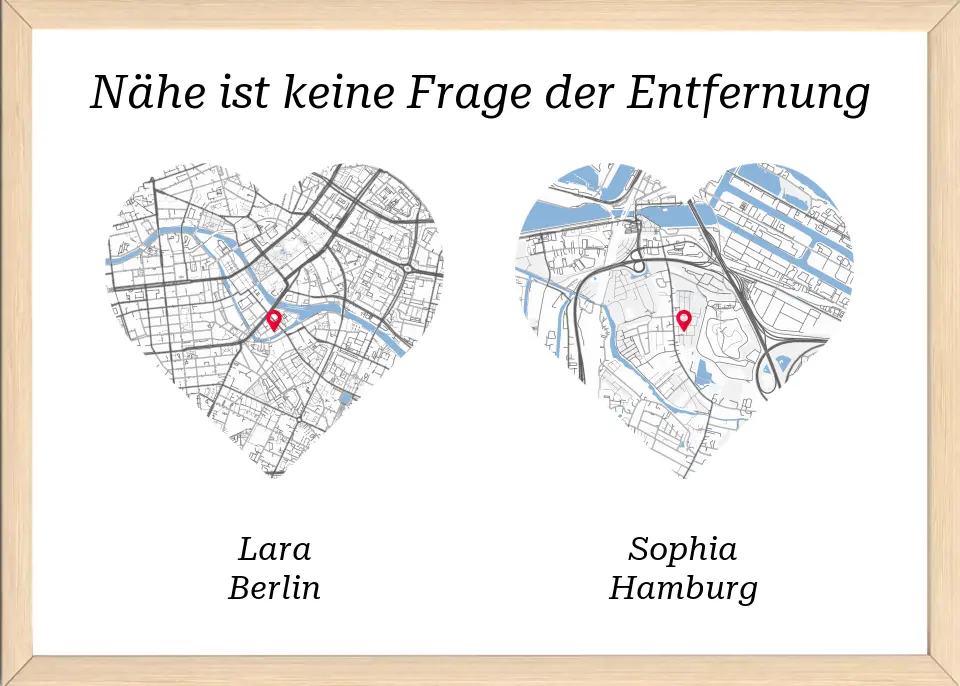 Mehrfach Stadtkarte