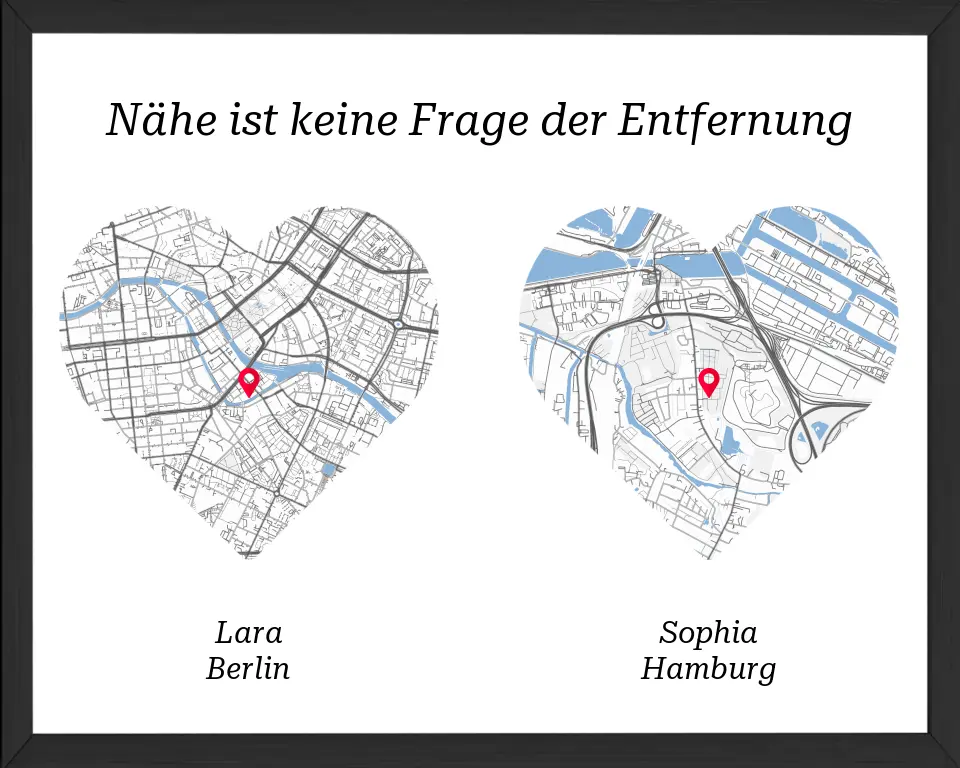 Mehrfach Stadtkarte