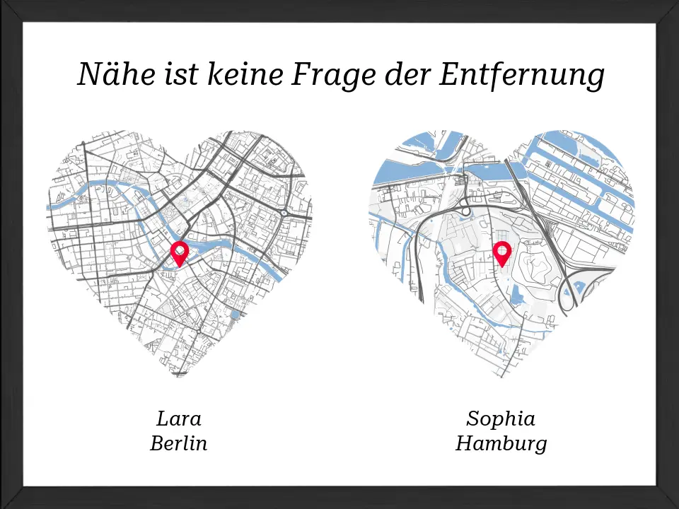 Mehrfach Stadtkarte