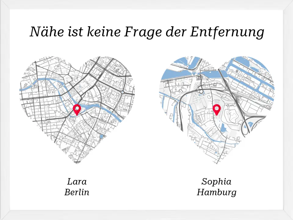 Mehrfach Stadtkarte