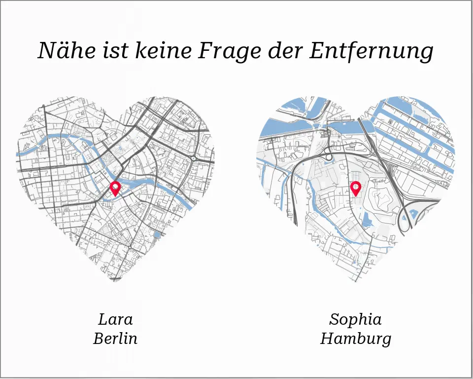 Mehrfach Stadtkarte
