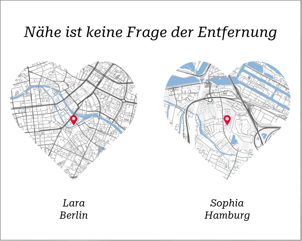 Mehrfach Stadtkarte