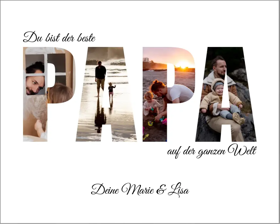 Papa - Fotoposter