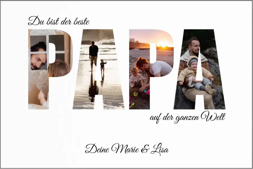 Papa - Fotoposter