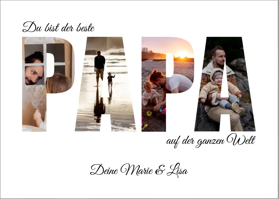 Papa - Fotoposter