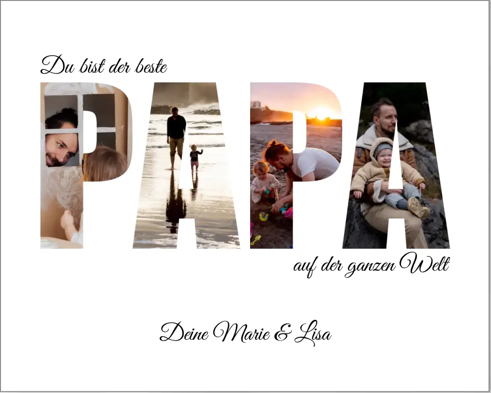 Papa - Fotoposter