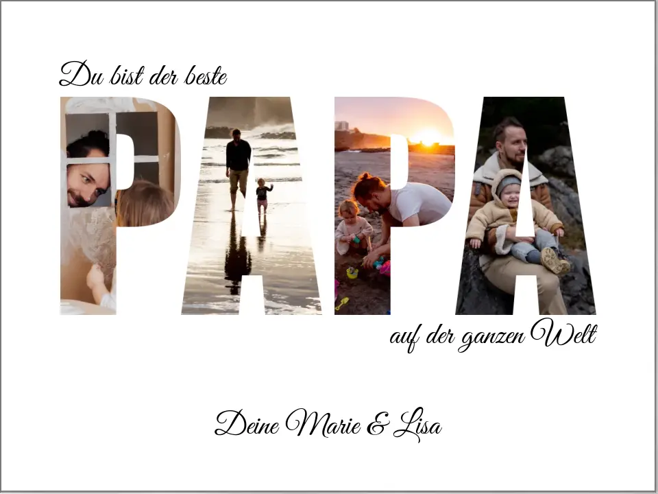 Papa - Fotoposter