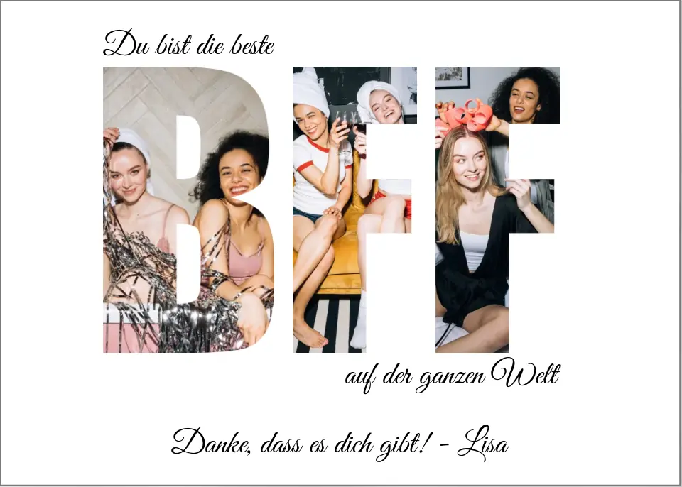 BFF - Fotoposter