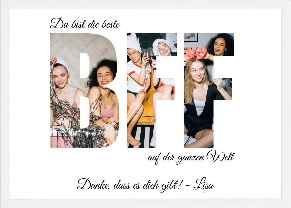 BFF - Fotoposter