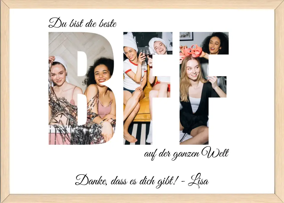 BFF - Fotoposter