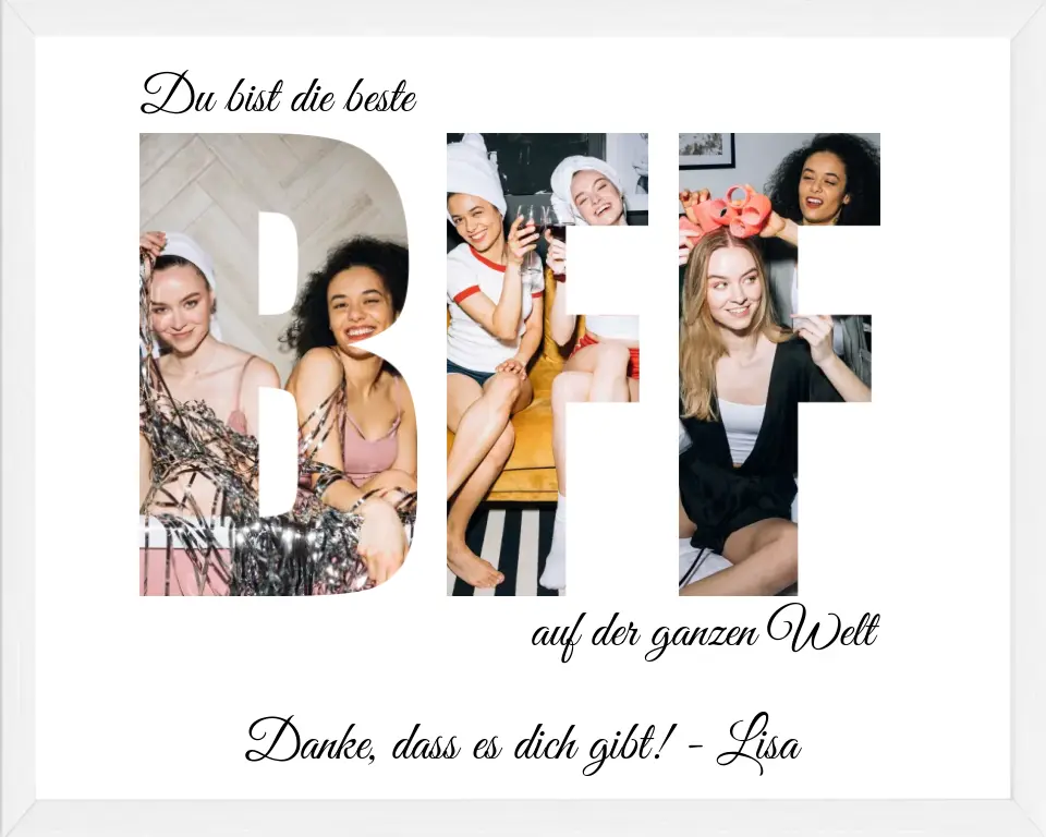 BFF - Fotoposter