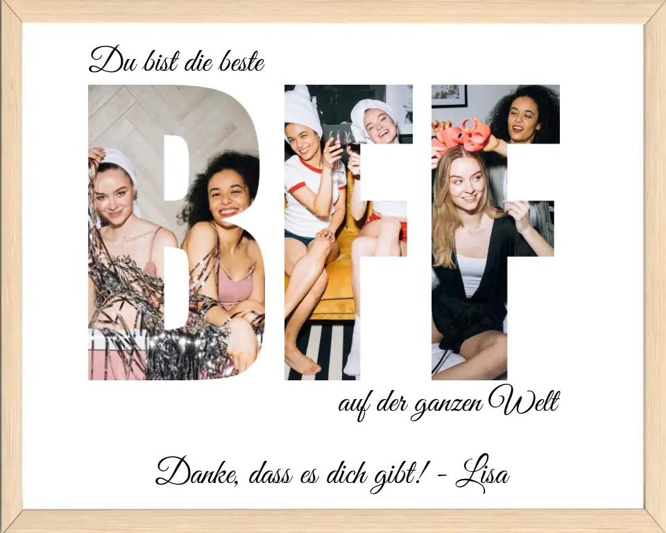BFF - Fotoposter