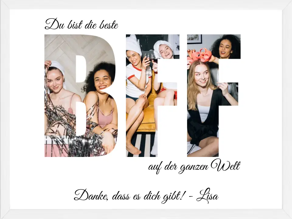 BFF - Fotoposter