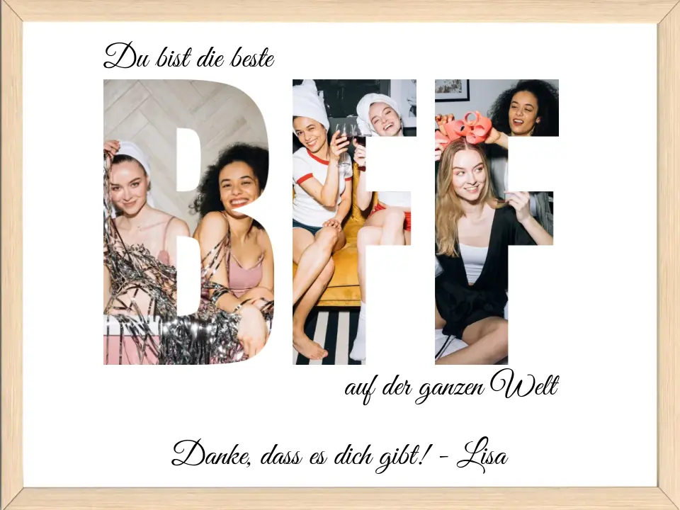 BFF - Fotoposter