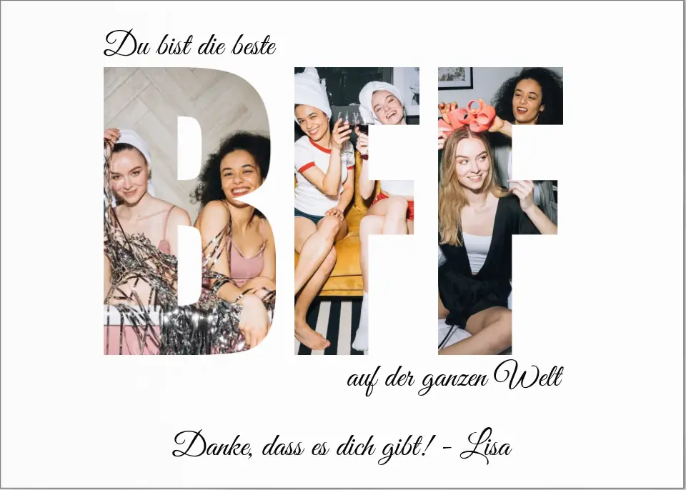 BFF - Fotoposter