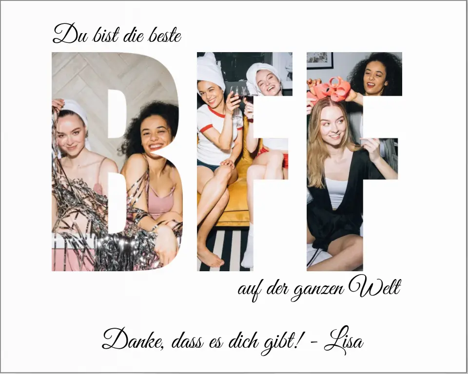BFF - Fotoposter