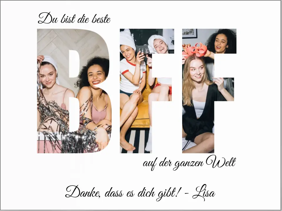 BFF - Fotoposter