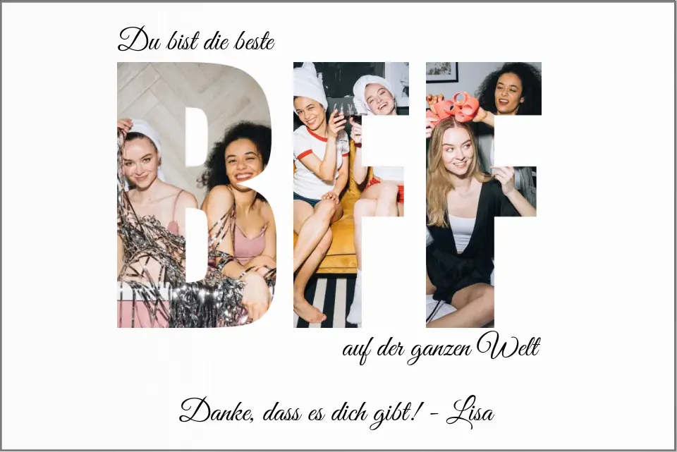 BFF - Fotoposter