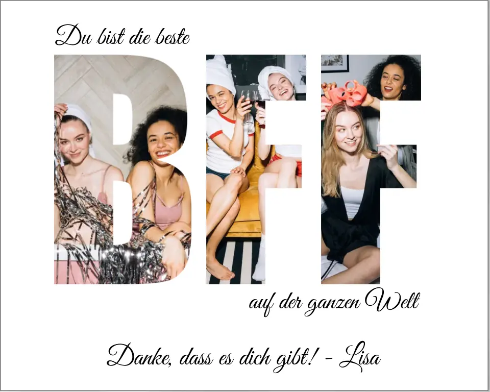 BFF - Fotoposter
