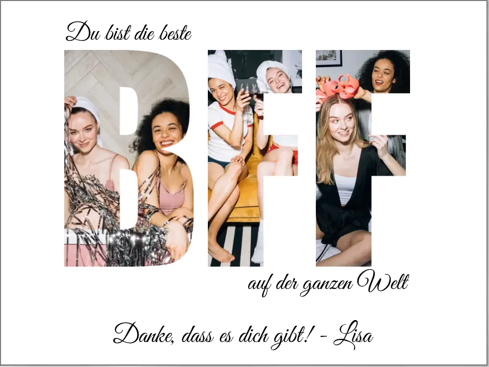 BFF - Fotoposter
