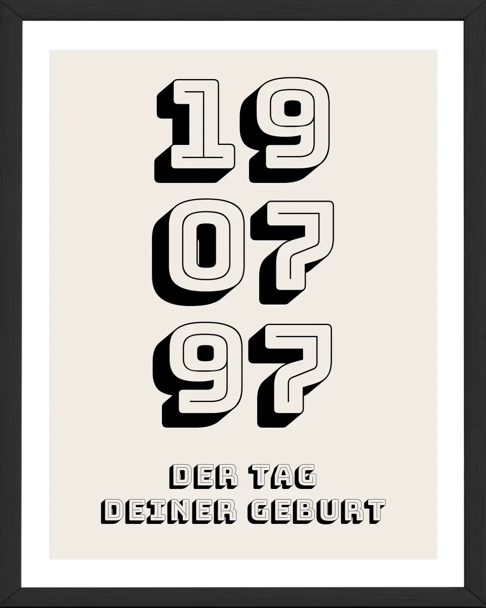 Datum Poster