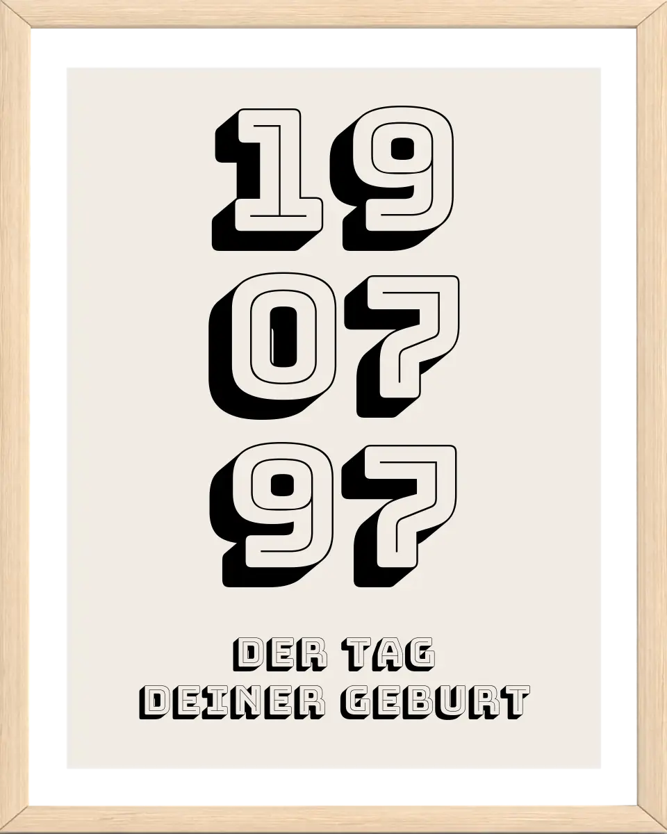 Datum Poster