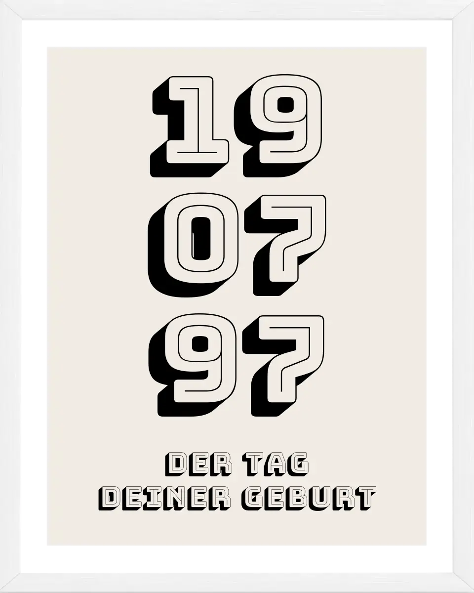 Datum Poster
