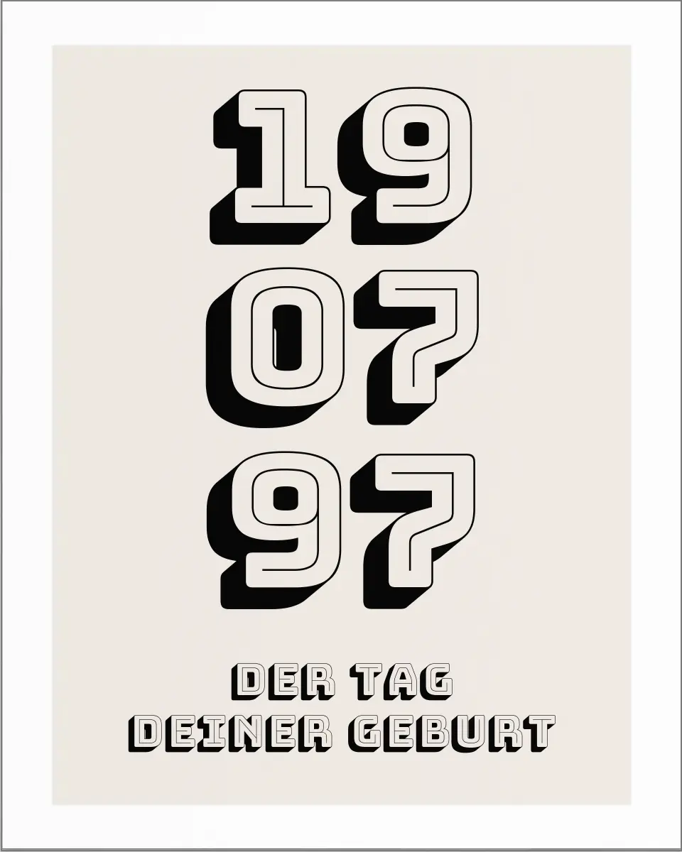 Datum Poster