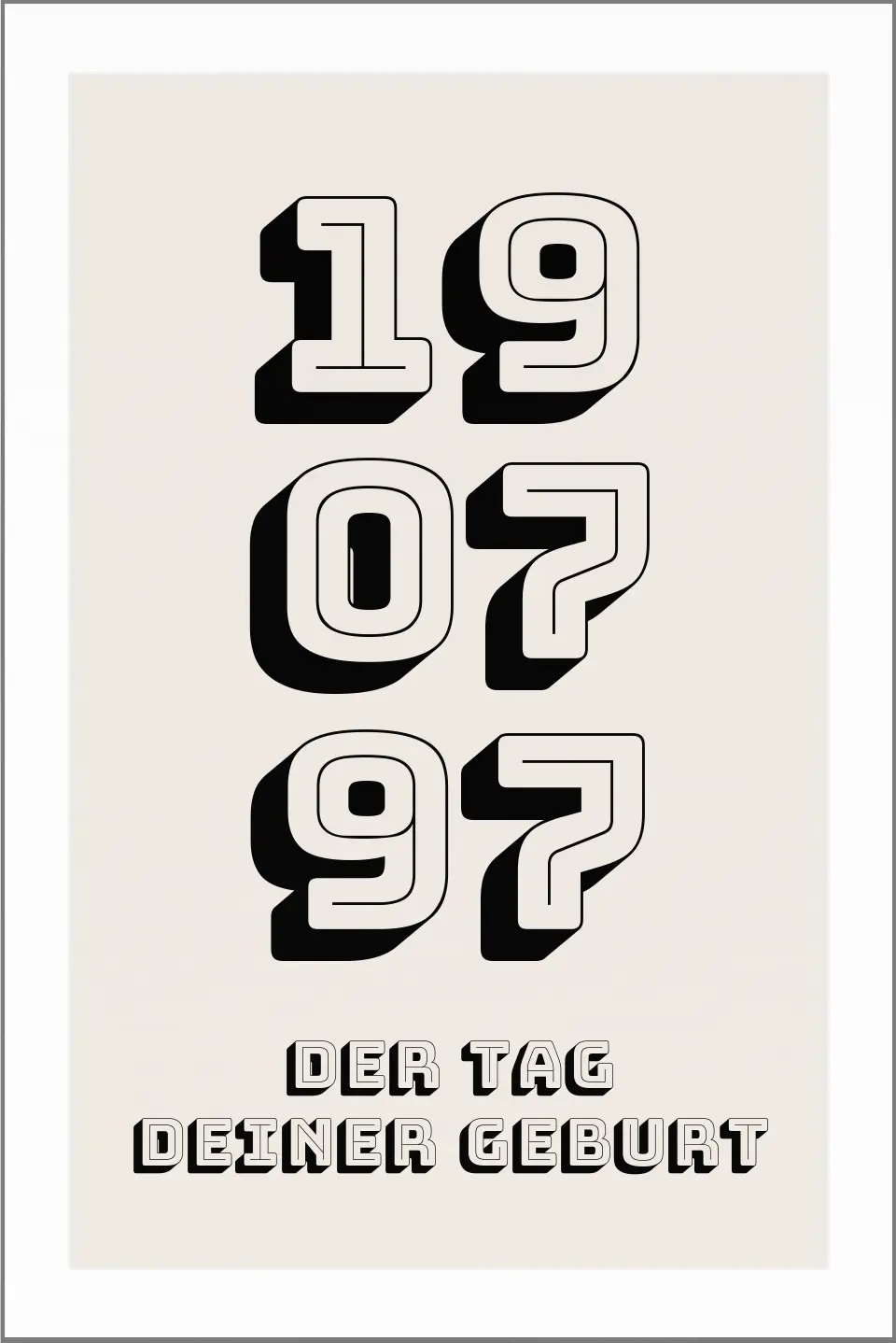 Datum Poster