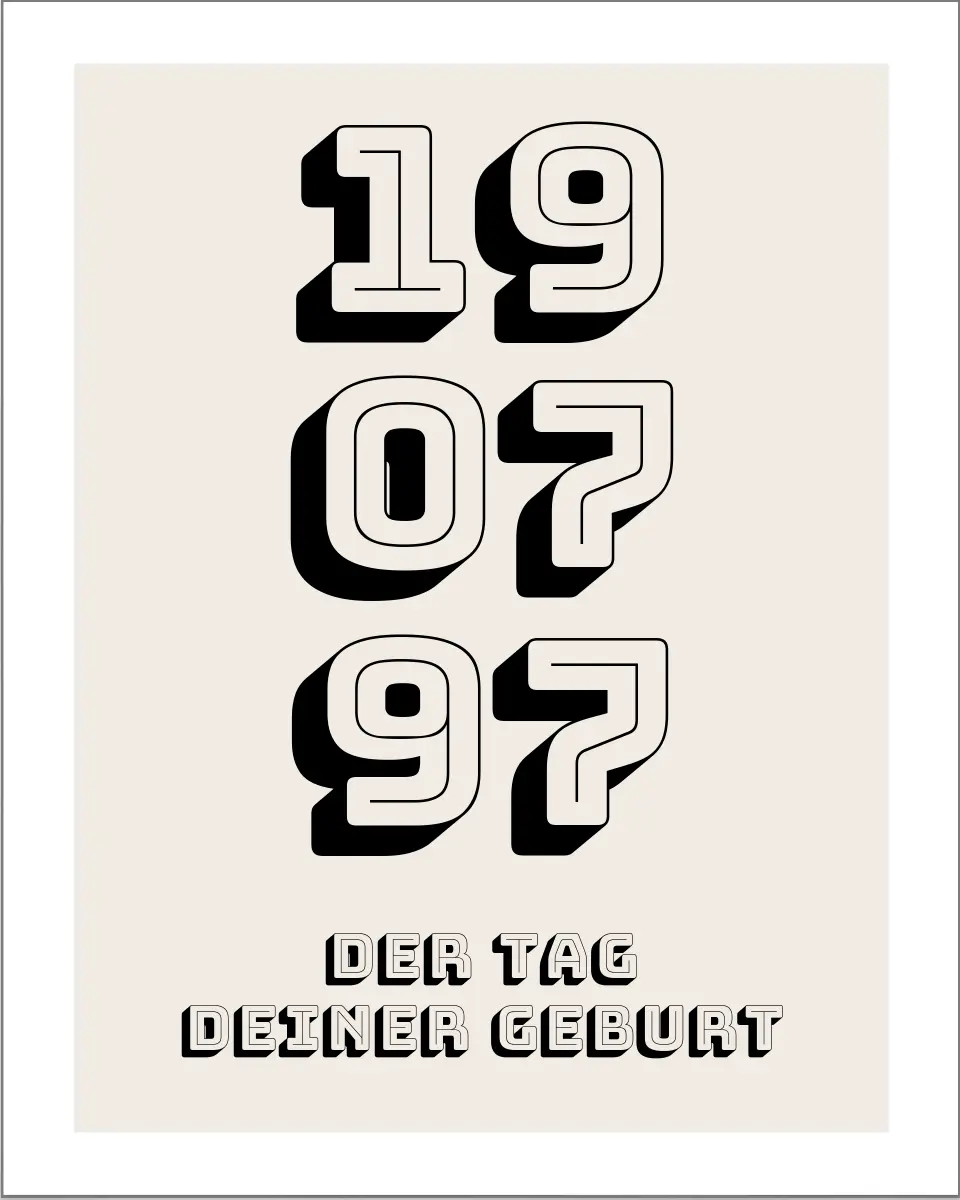 Datum Poster