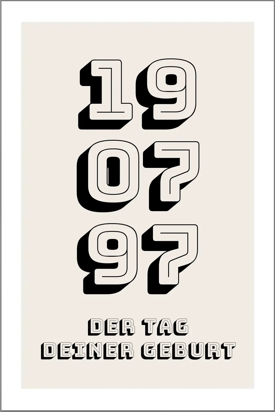 Datum Poster