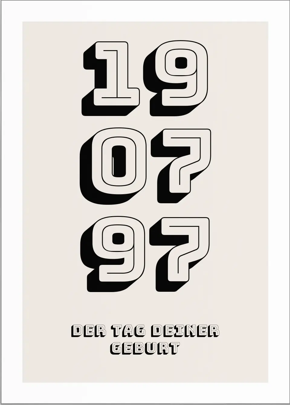 Datum Poster