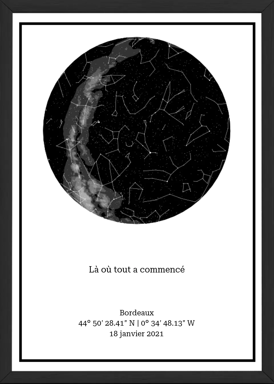 Carte des étoiles