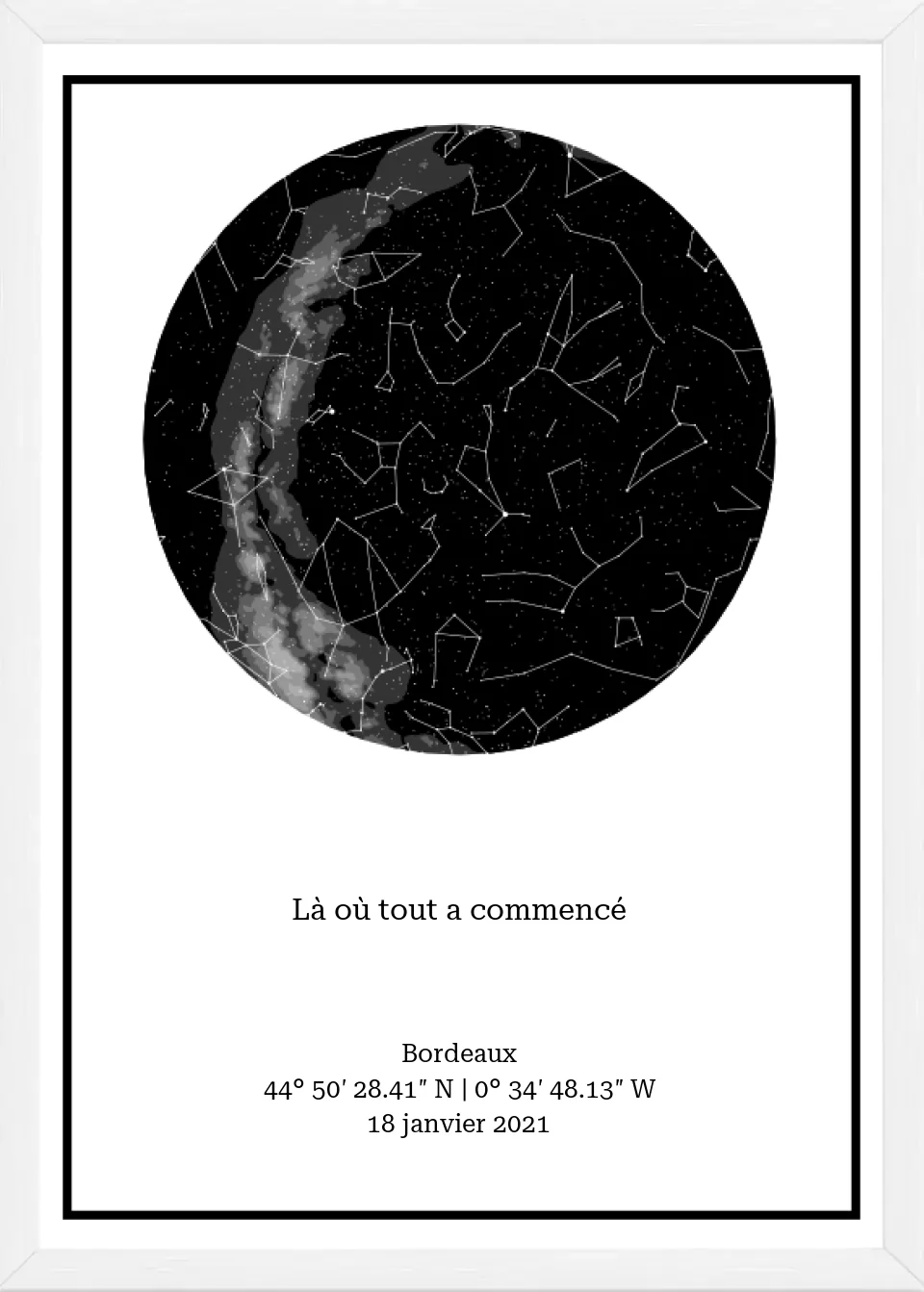 Carte des étoiles