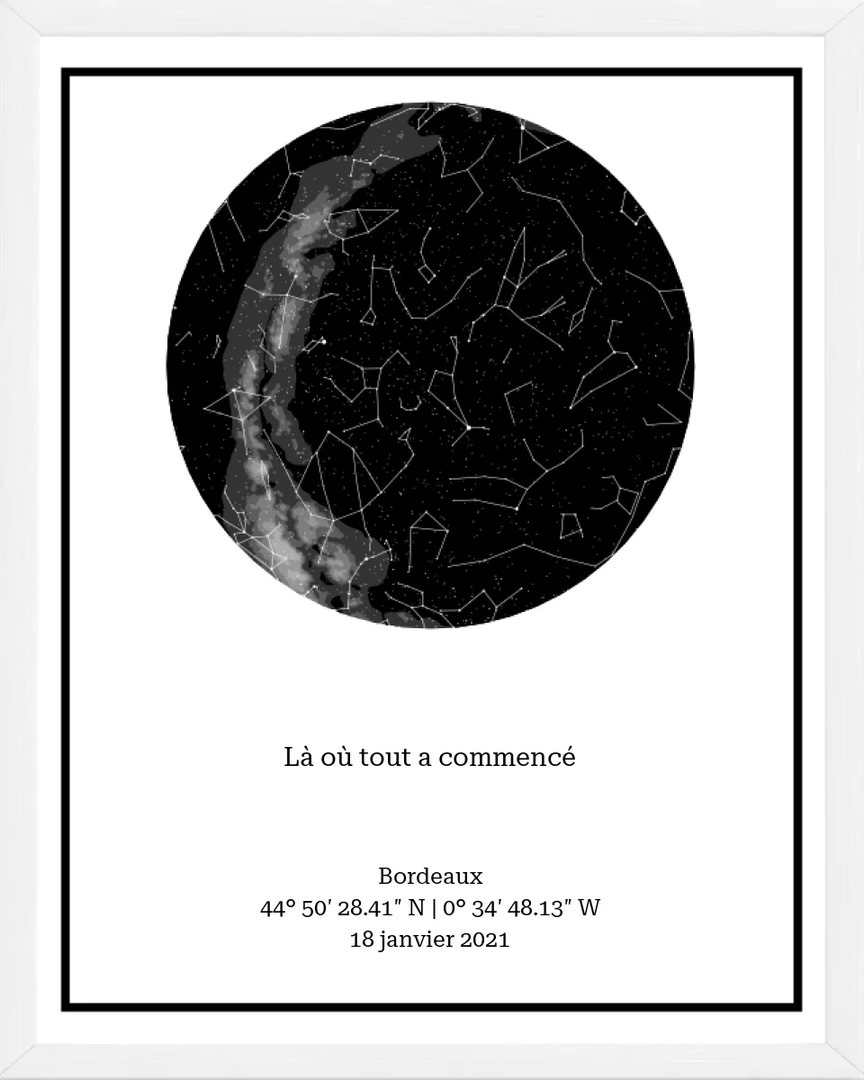 Carte des étoiles