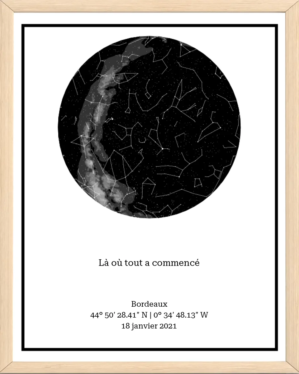 Carte des étoiles