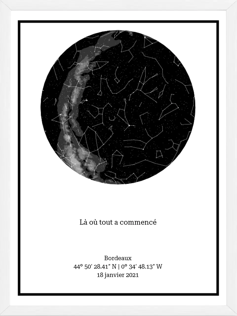 Carte des étoiles