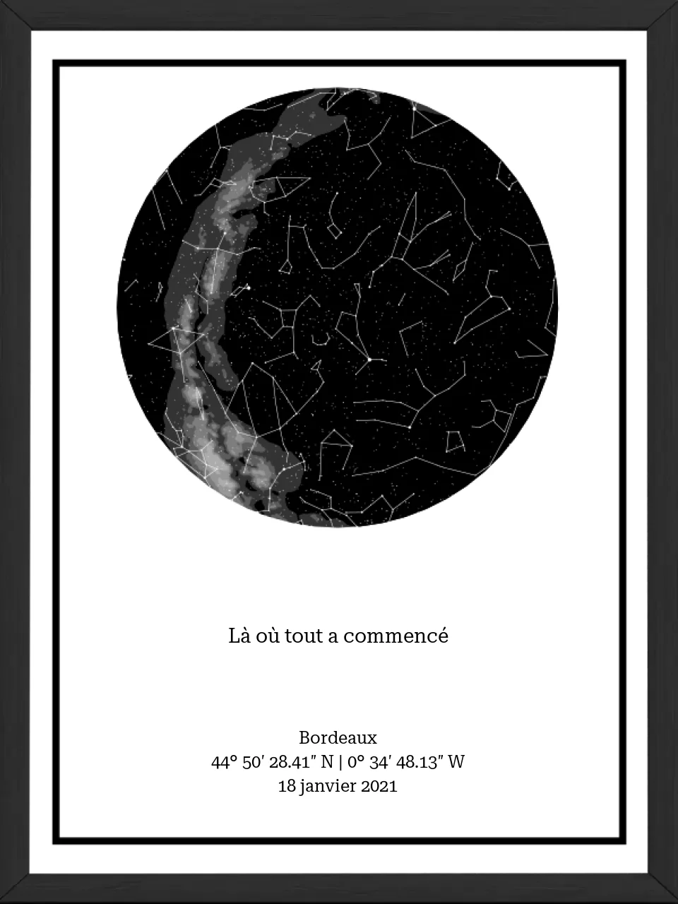 Carte des étoiles