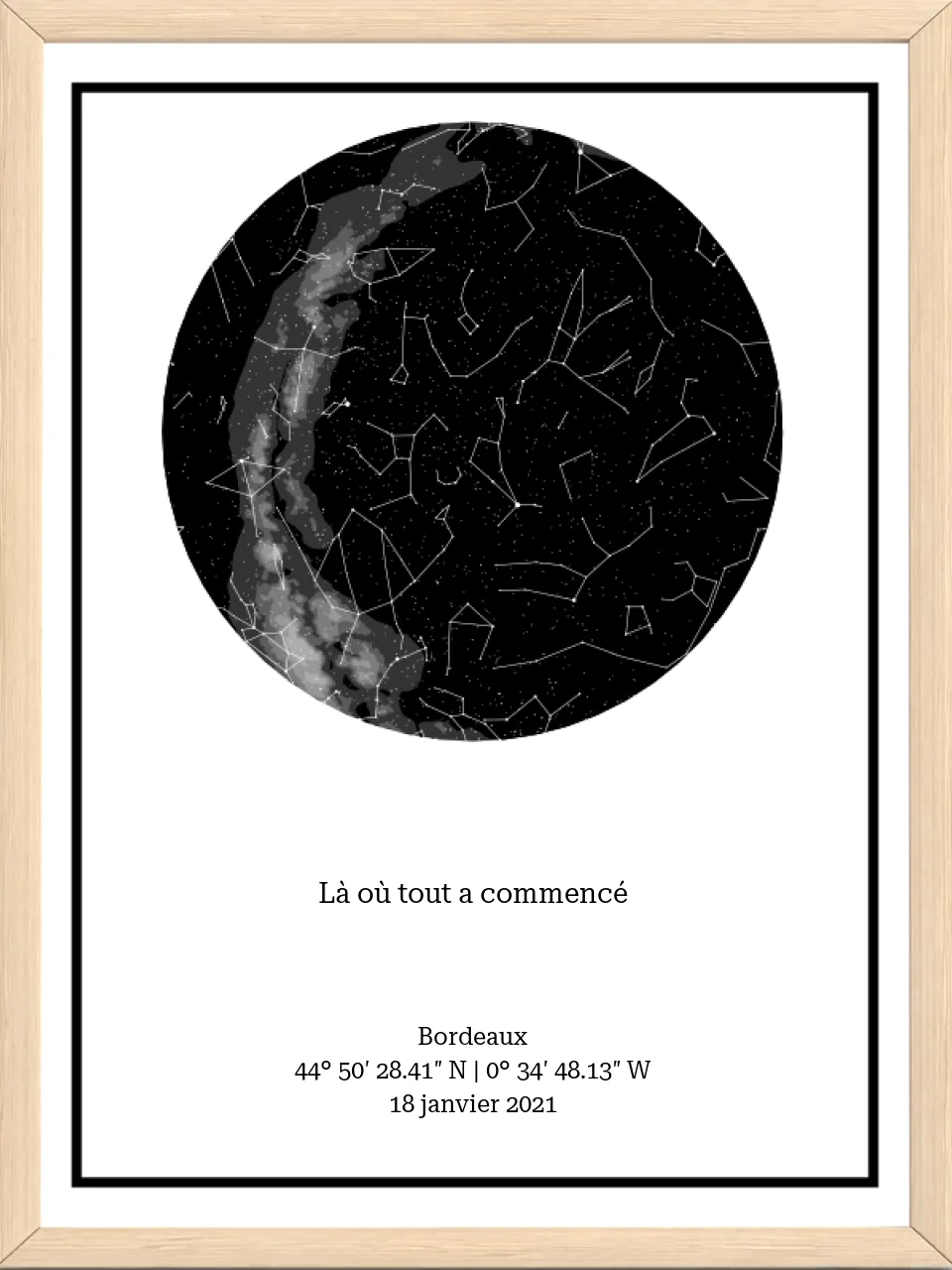 Carte des étoiles