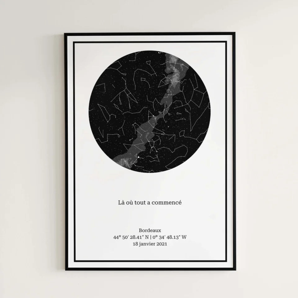 Carte des étoiles