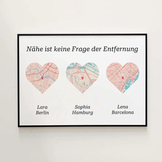 Mehrfach Stadtkarte