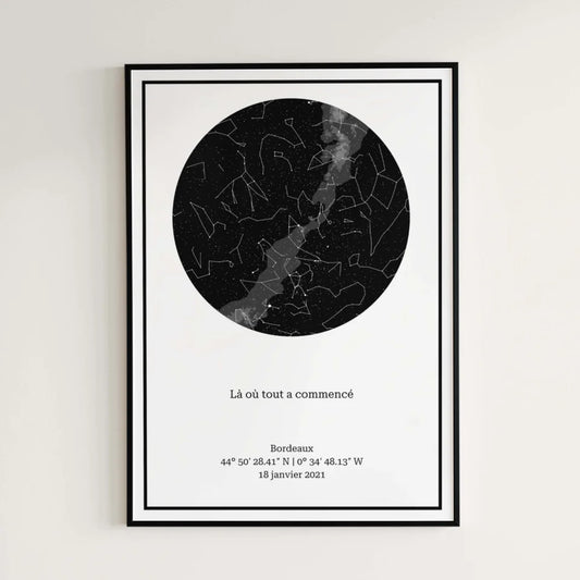 Carte des étoiles